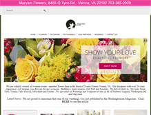 Tablet Screenshot of maryamflowers.com